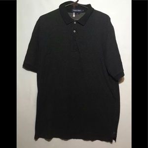 POLO Golf Ralph Lauren Large Black Short Sleeve Men's Black and White